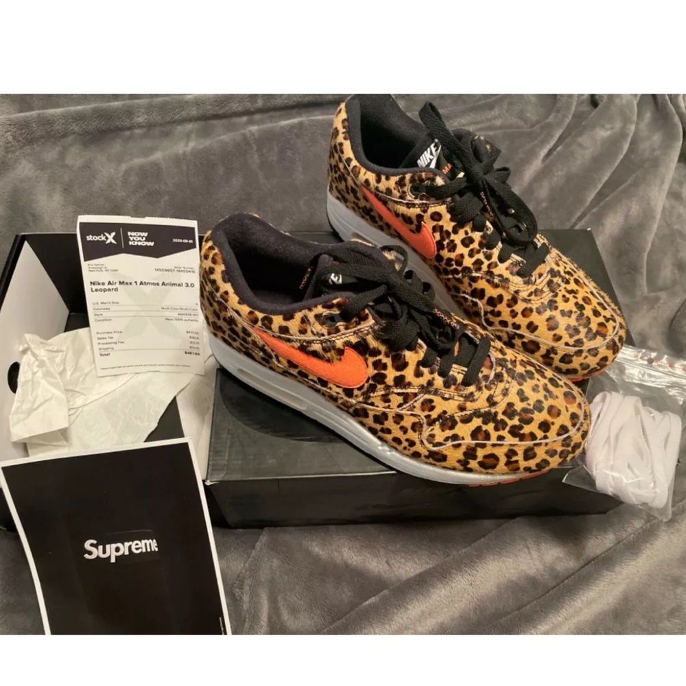 Nike air max 1 Atmos Animal 3.0 Leopard / MINT size 9